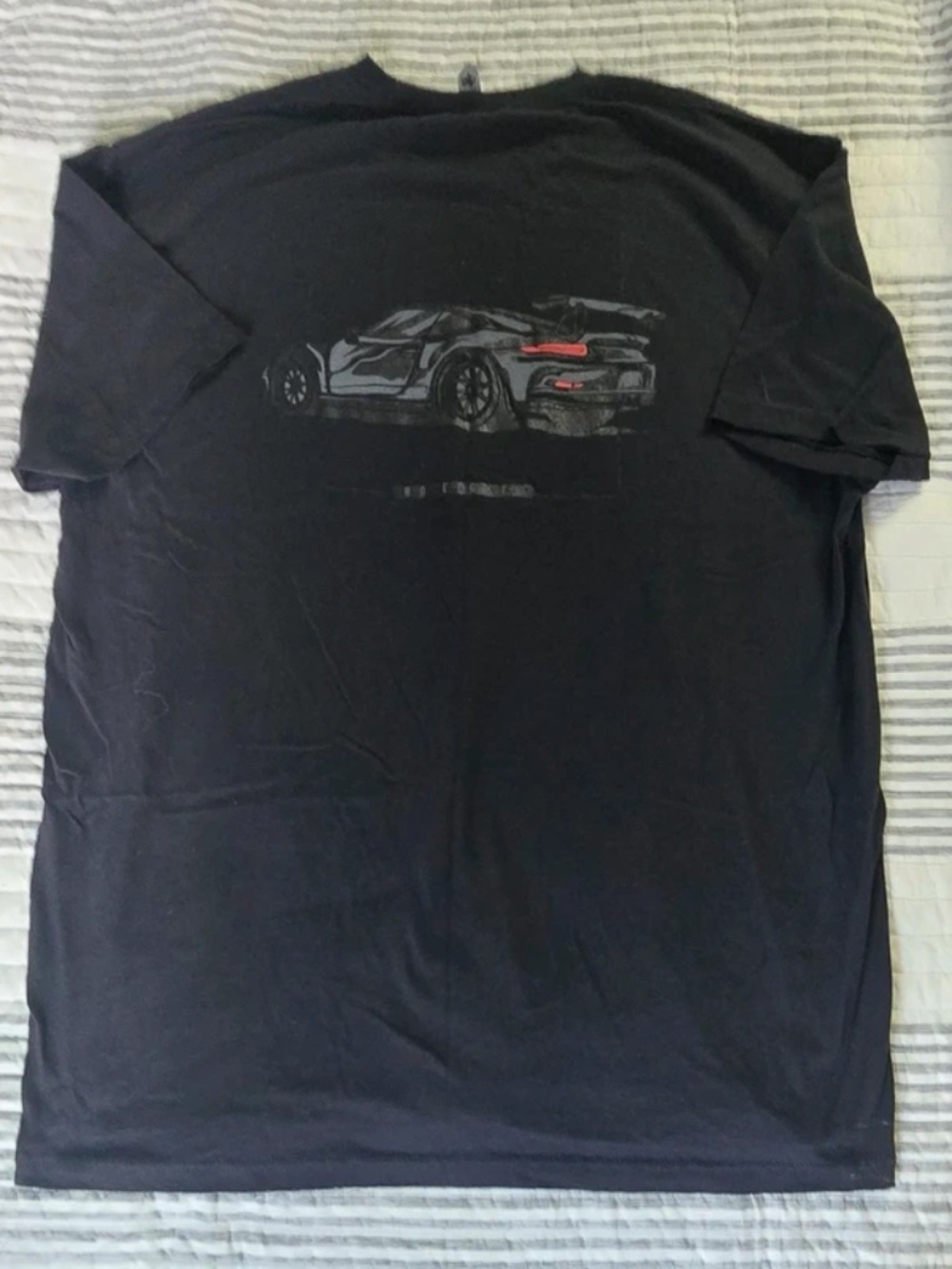 Men's Black T-shirt 2X 80 Eighty